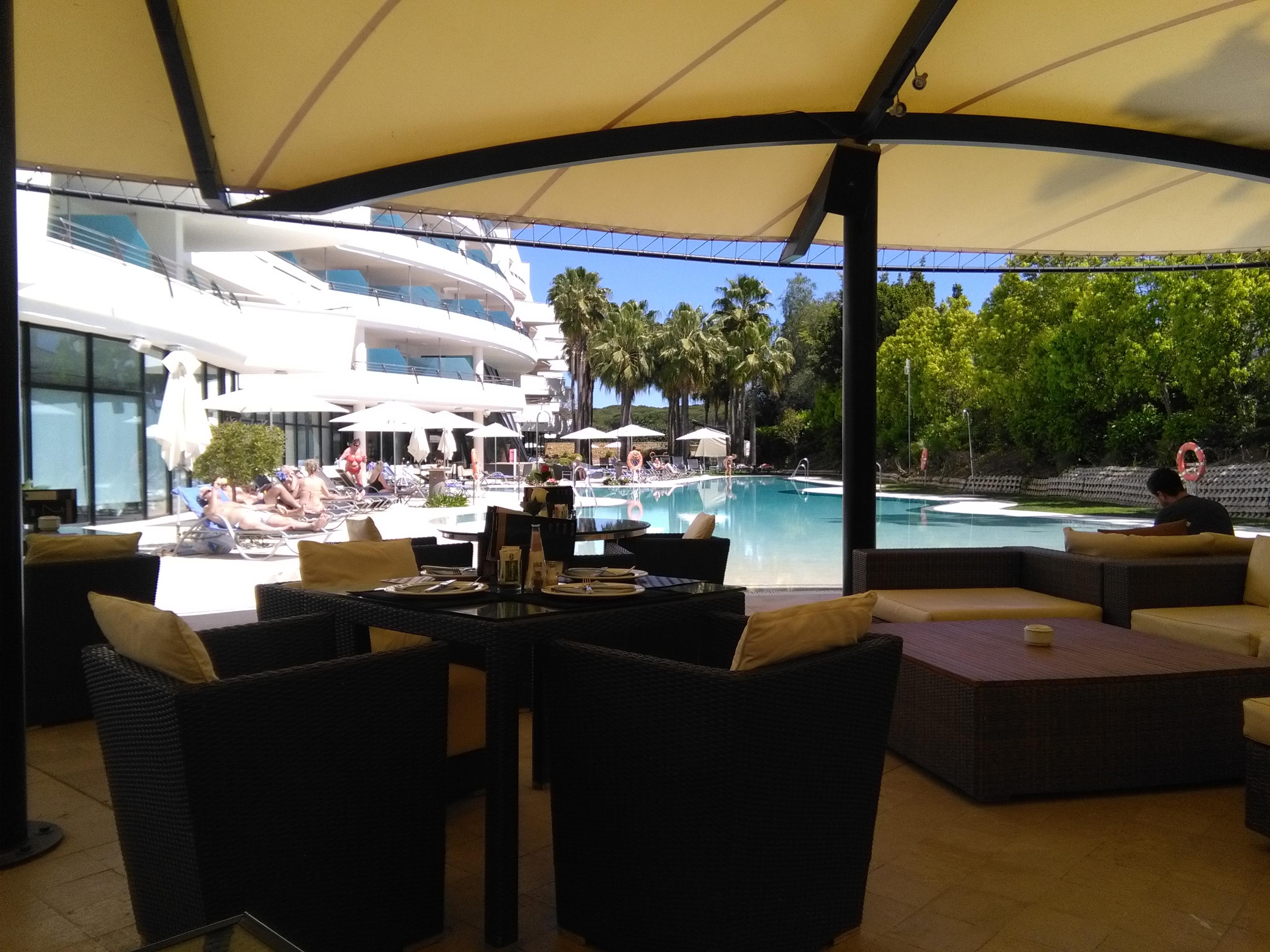 Senator Banus (Adults Only) Hotel Estepona Kültér fotó The pool at the hotel